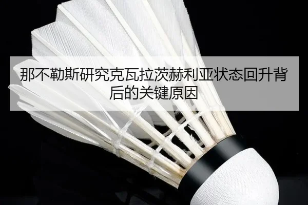 那不勒斯研究克瓦拉茨赫利亚状态回升背后的关键原因